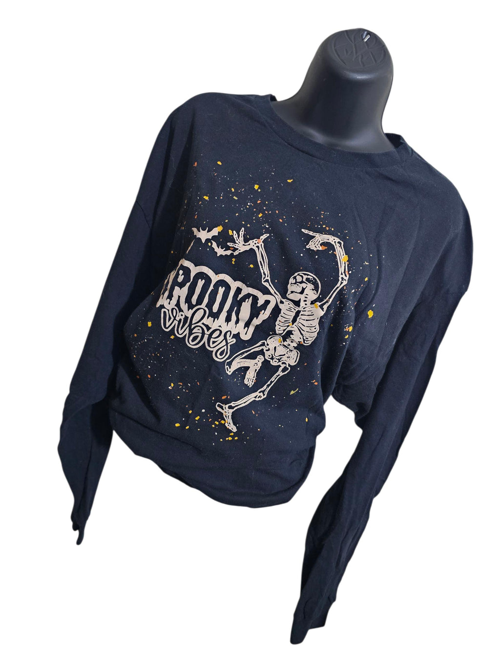 Spooky Vibes Skeleton Sweatshirt * Halloween Skeleton Spooky Vibes*