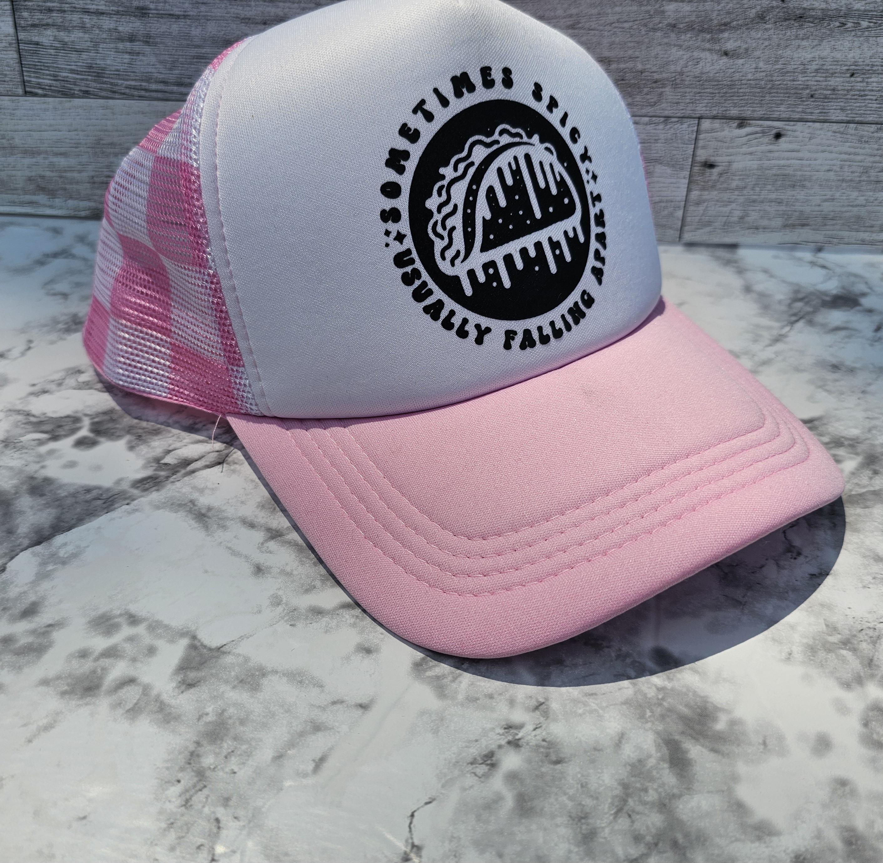 Sometimes Spicy* Usually Falling Apart* Taco Foam Trucker Hat