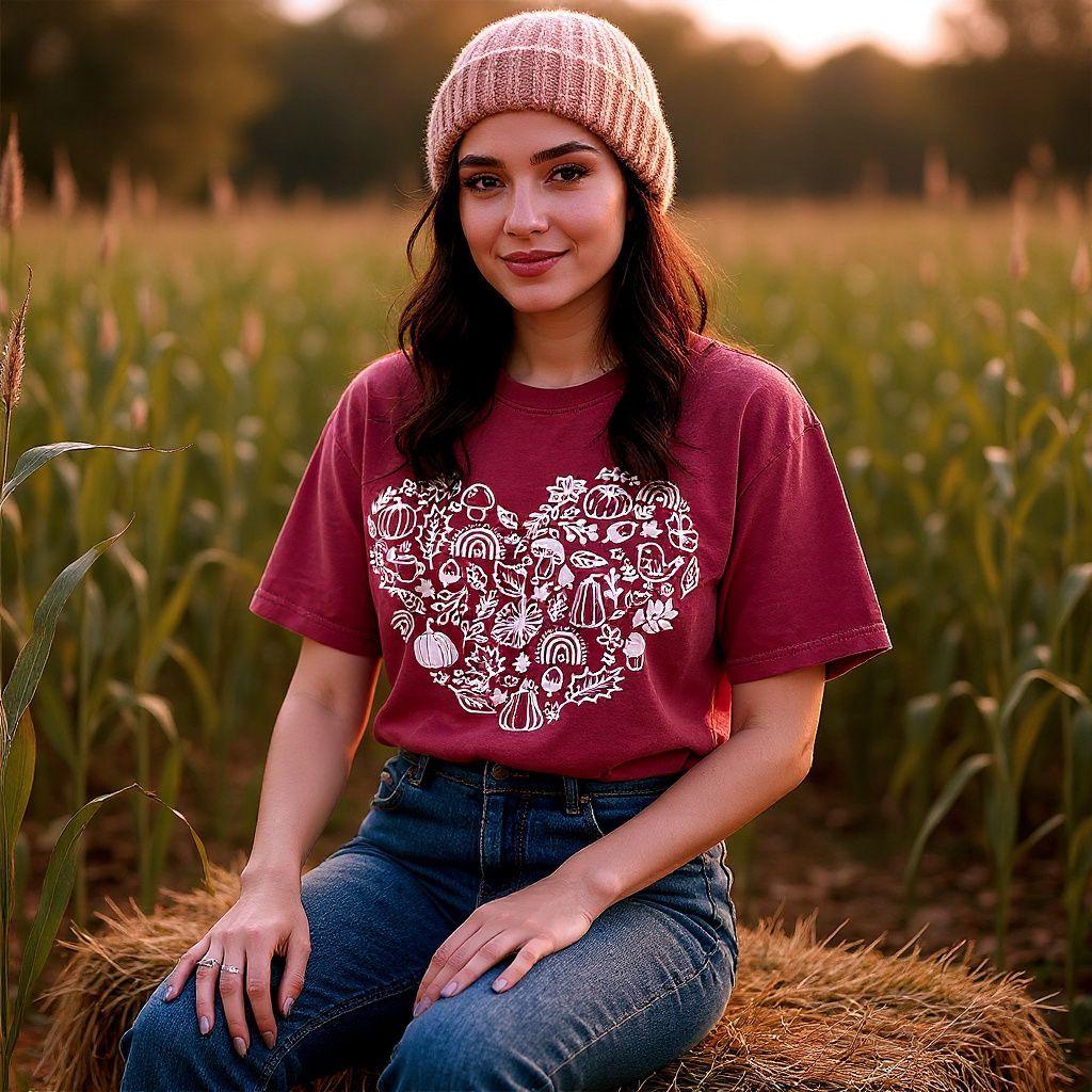 Heart of Autumn Graphic Tee