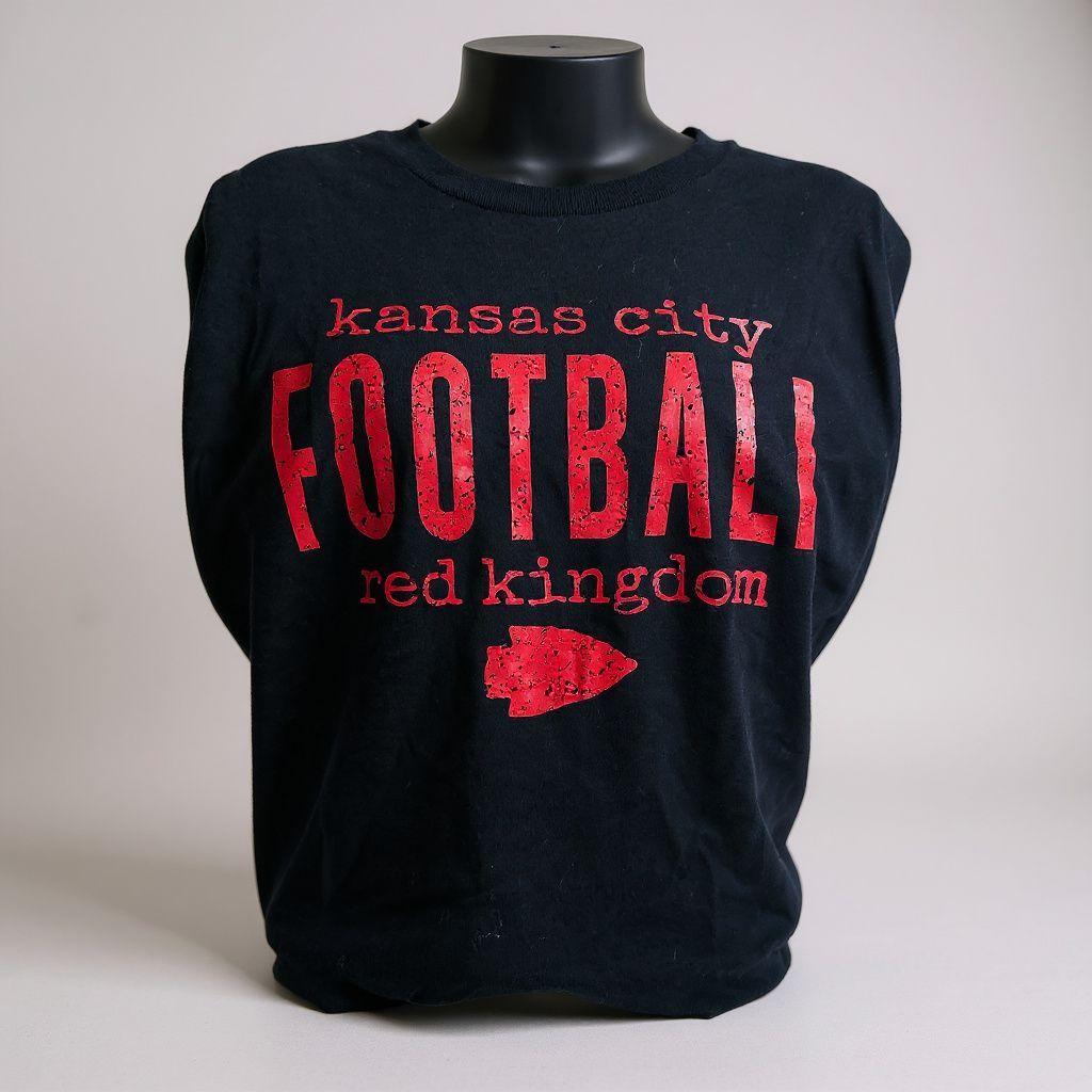 Red Kingdom Arrowhead Tee – Kansas City Football Fan Favorite