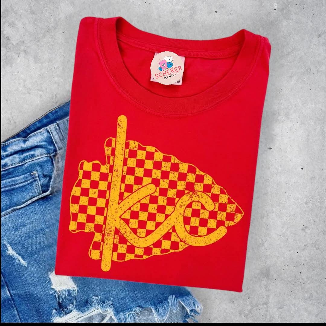 KC Arrowhead Tee – Bold Spirit, Boho Soul