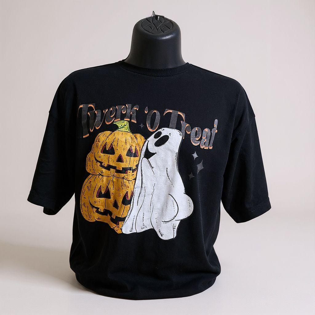 Twerk ‘o Treat Halloween Tee – Ghostly Sass Meets Pumpkin Spice