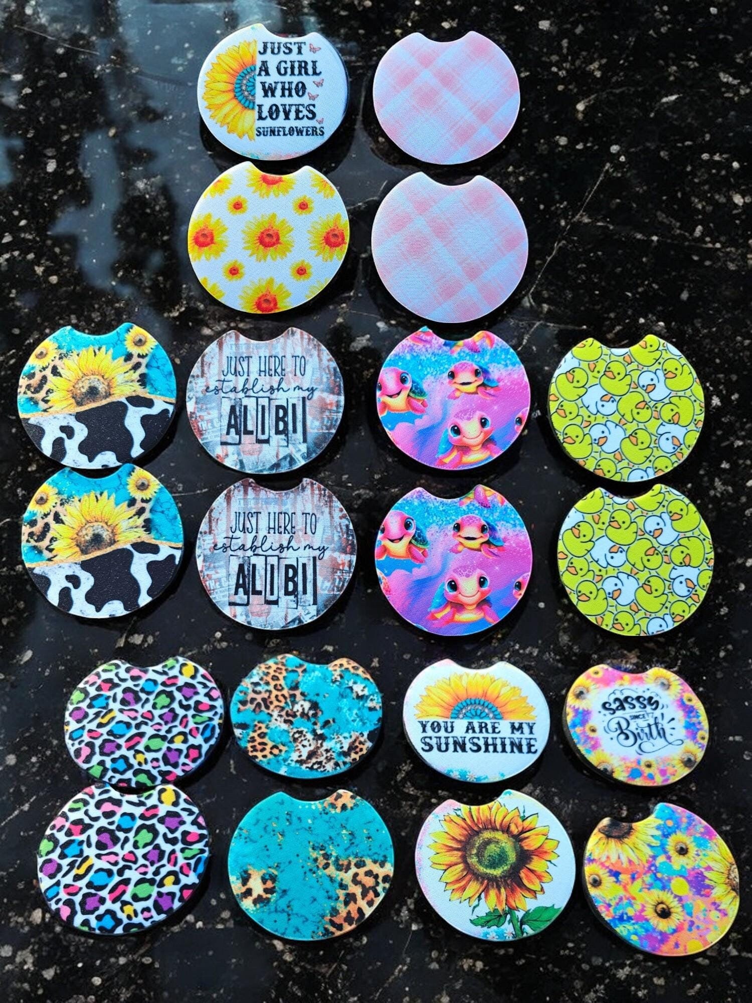 Personal Car Coasters *Neoprene*