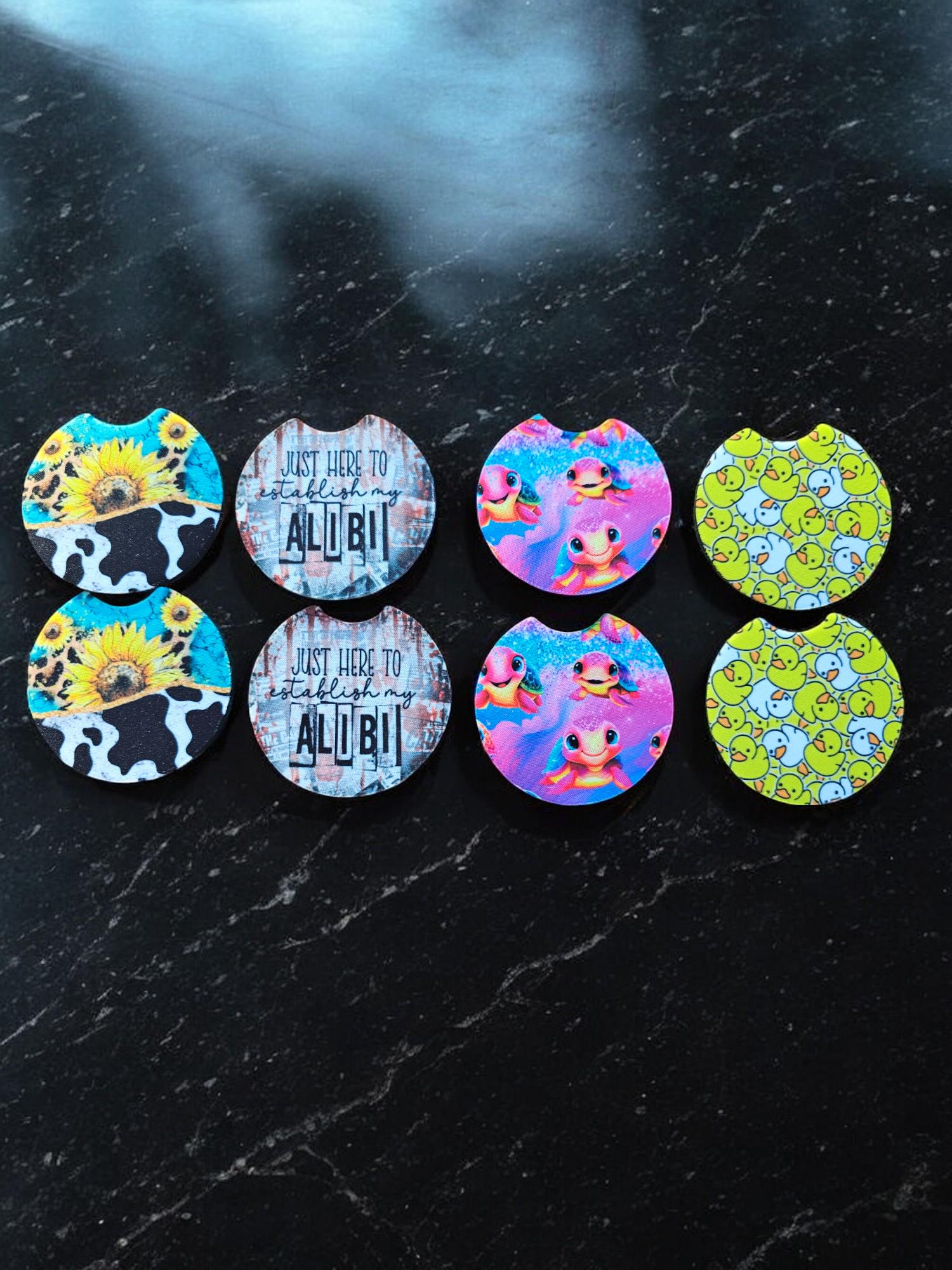 Personal Car Coasters *Neoprene*