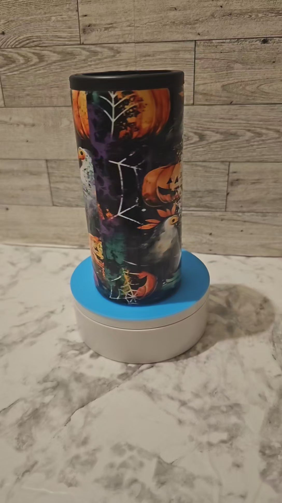 Spooky Vibes Skinny Can Tumbler