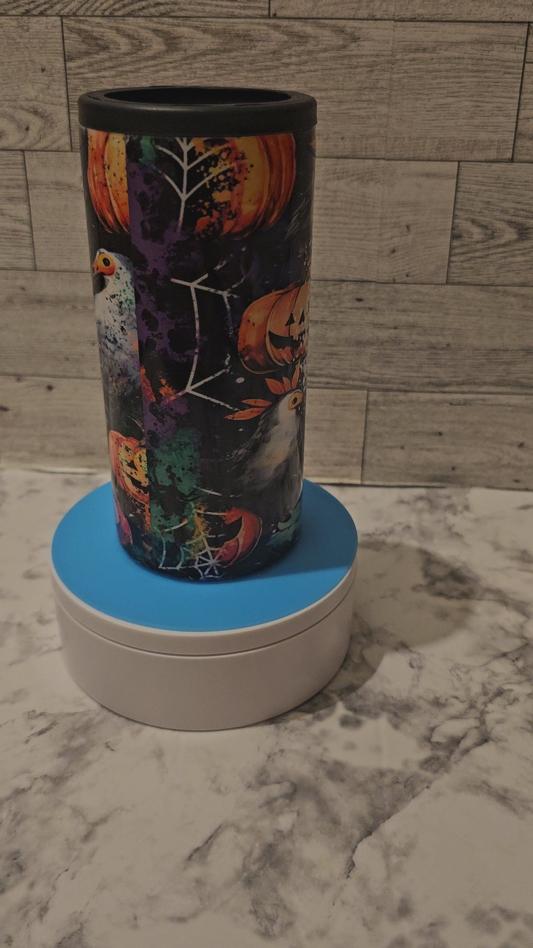 Spooky Vibes Skinny Can Tumbler
