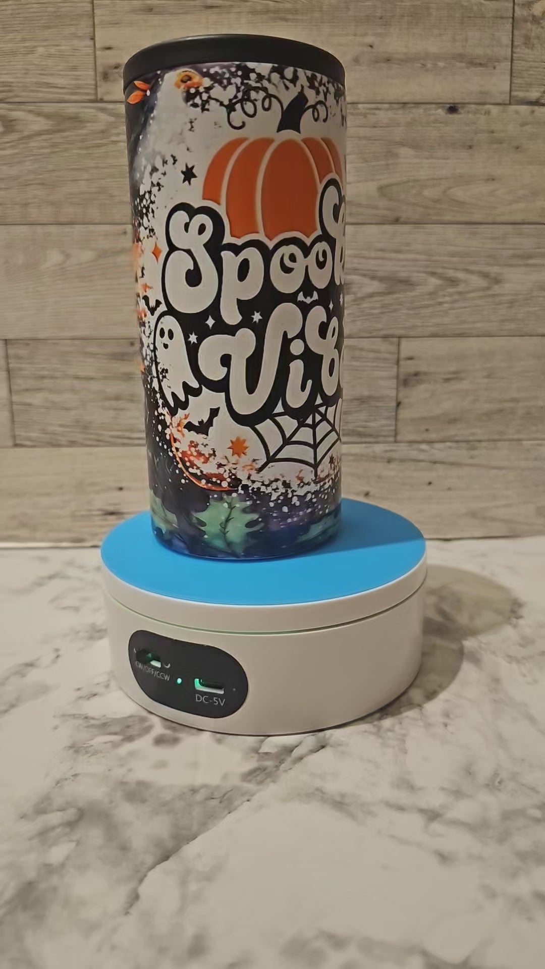 Spooky Vibes Skinny Can Tumbler