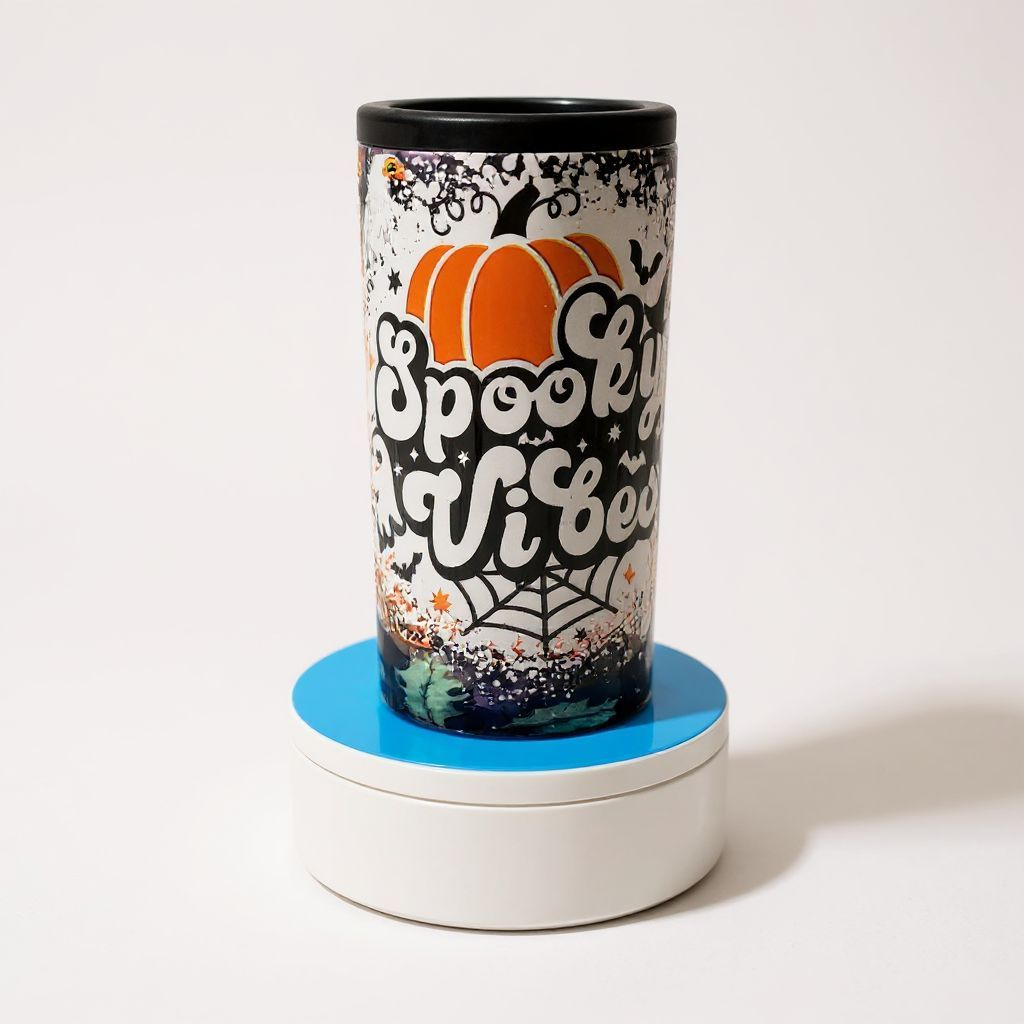 Spooky Vibes Skinny Can Tumbler