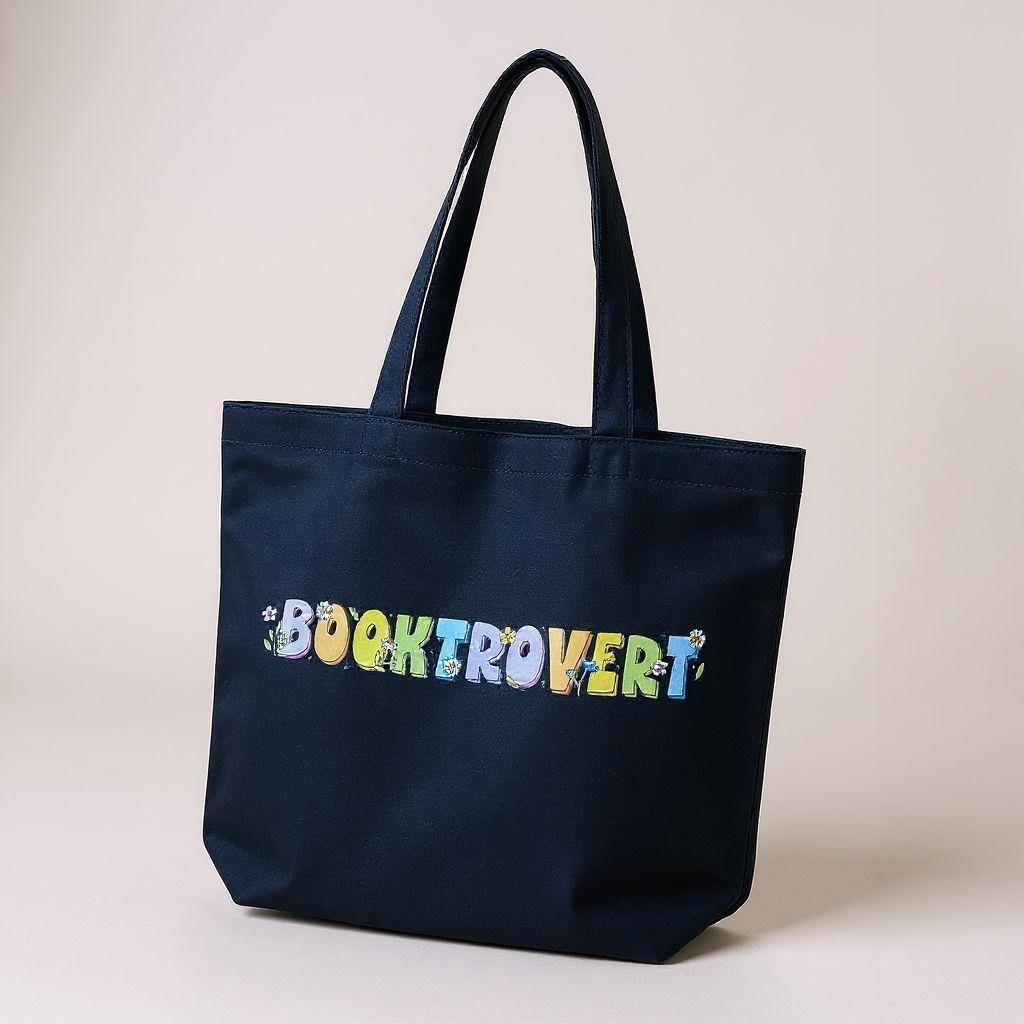 BOOKTROVERT Canvas Tote Bag