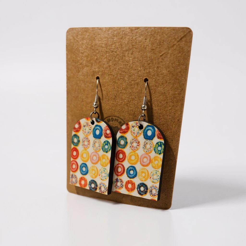 Cinematic-Boho Statement Earrings – Double-Sided & Handmade