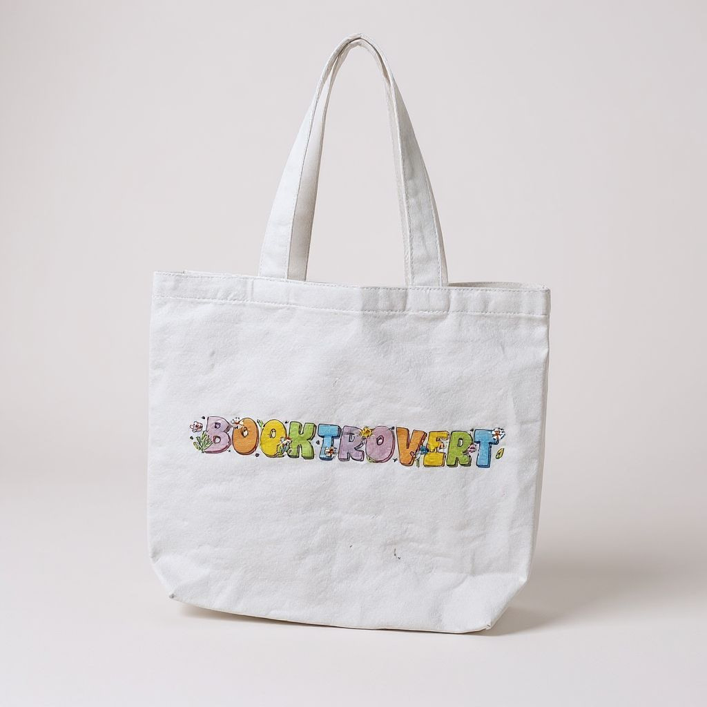 BOOKTROVERT Canvas Tote Bag
