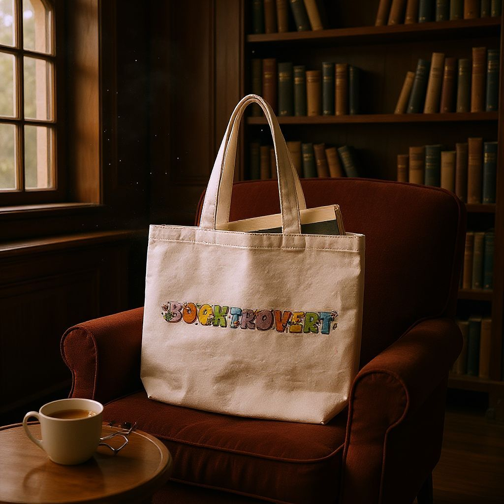 BOOKTROVERT Canvas Tote Bag